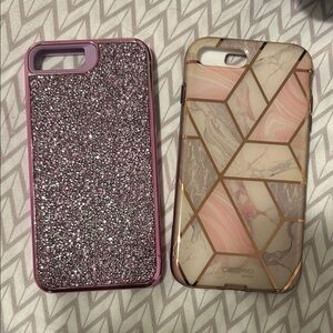 Glitter Pink and pink Phone Case